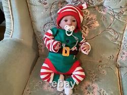 Reborn baby very cute baby reborn elf for Christmas