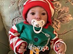 Reborn baby very cute baby reborn elf for Christmas