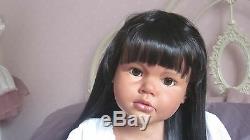 Reborn custom made Angelica Gabriella baby 5 67 child doll Reva Schick lifelike