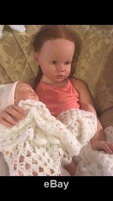 Reborn custom made Angelica baby 5 / 7 Yr child doll Reva Schick lifelike