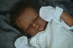 Reborn ethnic biracial Baby Doll LE ELIJAH Reborn by artist Kelly Campbell