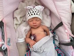 Reborn fake baby doll full body girl indra reva anitomically correct newborn