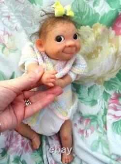 Reborn fantasy TINY baby Margot 12 1lb6oz Amigos JosyNN Josy NewbornNursery