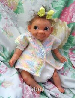 Reborn fantasy TINY baby Margot 12 1lb6oz Amigos JosyNN Josy NewbornNursery