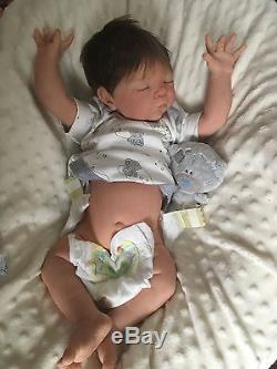 Reborn newborn little baby life like doll serah boy adrie stoete Baby bubbles