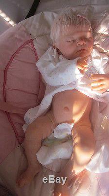 Reborn newborn little baby lifelike doll adrie serah realistic tummy body real