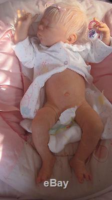 Reborn newborn little baby lifelike doll adrie serah realistic tummy body real