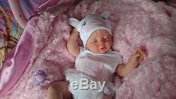 Reborn newborn little baby lifelike doll ariella reva realistic real life Ready