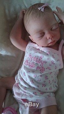 Reborn newborn little baby lifelike doll ilse realistic real girl full body tumy