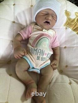 Reborn silicone baby full body Girl Ella