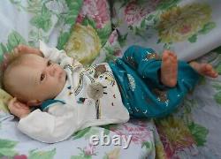 Reborn small newborn baby boy Realborn Peter / Pearl 18 5lb JosyNN Josy Nursery