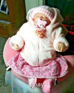 Reborn truly real one offa kind 21inch beautiful baby girl doll