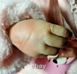 Reborn truly real one offa kind 21inch beautiful baby girl doll