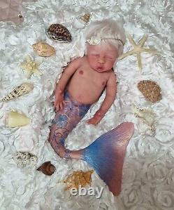 SALE Full bodied silicone Mermaid Sirenenna reborn baby, reborn doll