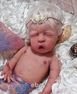 SALE Full bodied silicone Mermaid Sirenenna reborn baby, reborn doll