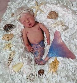 SALE Full bodied silicone Mermaid Sirenenna reborn baby, reborn doll