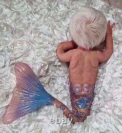 SALE Full bodied silicone Mermaid Sirenenna reborn baby, reborn doll