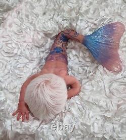 SALE Full bodied silicone Mermaid Sirenenna reborn baby, reborn doll