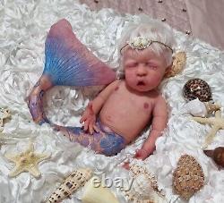 SALE Full bodied silicone Mermaid Sirenenna reborn baby, reborn doll