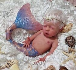 SALE Full bodied silicone Mermaid Sirenenna reborn baby, reborn doll