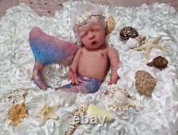 SALE Full bodied silicone Mermaid Sirenenna reborn baby, reborn doll