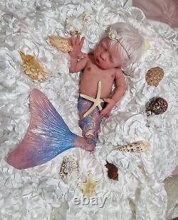 SALE Full bodied silicone Mermaid Sirenenna reborn baby, reborn doll