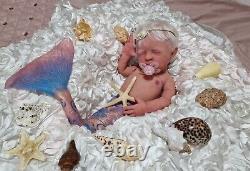 SALE Full bodied silicone Mermaid Sirenenna reborn baby, reborn doll