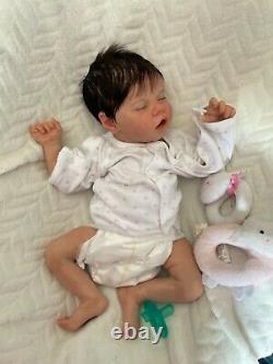 SHIP TODAY! Twin A bonnie brown doll lifelike baby realistic premature Coa
