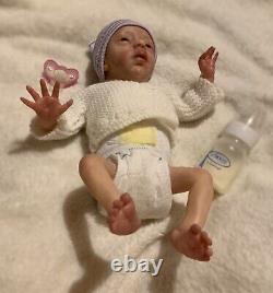 SOLE Reborn Baby Girl Preemie Half Pint By Marita Winters With COA