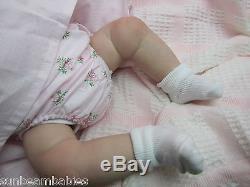 Sugar Baby / Donna Rubert Reborn Realistic Baby Girl Doll Newborn Sunbeambabies