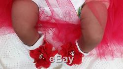 Sunbeambabies Sale New Ethnic Shyann Aa Reborn Doll Realistic Baby Painted Hair