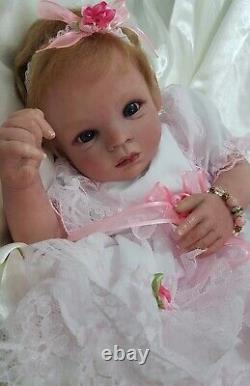 Sandy Lovely O O A K Baby Girl by Maria L Grover Reborn by Catherine Laurens