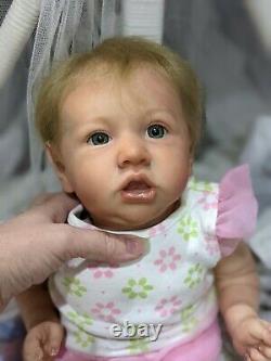Saskia by Bonnie Brown Reborn Baby Girl made from Authentic Kit