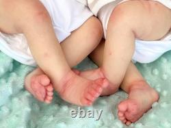 Shirley jones bountiful baby Darren awake and asleep reborn babies TWINS
