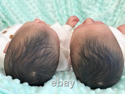 Shirley jones bountiful baby Darren awake and asleep reborn babies TWINS