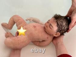 Silicone Baby Full body Girl Lifelike Doll Supersoft Ecoflex like Reborn COA