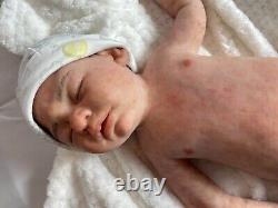 Silicone Baby Full body Girl Lifelike Doll Supersoft Ecoflex like Reborn COA