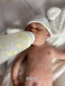 Silicone Baby Full body Girl Lifelike Doll Supersoft Ecoflex like Reborn COA