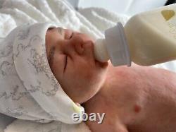 Silicone Baby Full body Girl Lifelike Doll Supersoft Ecoflex like Reborn COA