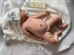 Silicone Baby Full body Girl Lifelike Doll Supersoft Ecoflex like Reborn COA