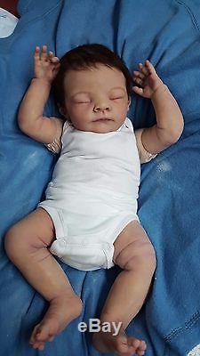 Silicone Baby Girl or Boy OLIVE by TINA KEWY Reborn doll ecoflex open mouth