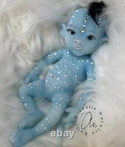 Silicone avatar inspired baby doll stevie