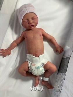 Silicone baby boy Bridger. Ready to Ship! Full body soft silicone. By Caroline