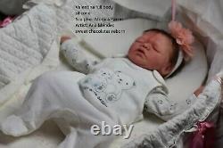 Silicone baby doll full body Valentina reborn sweet chocolates layaway aval