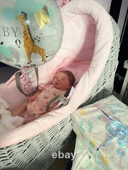 Silicone doll realborn ecoflex like reborn life felicity asleep coa READY 2SHIP