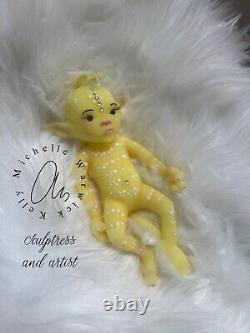 Silicone reborn baby doll Stevie in yellow ready now
