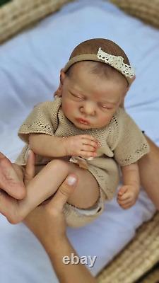 Sleeping Reborn Baby Doll Exquisitely Painted and Soft to the Touch