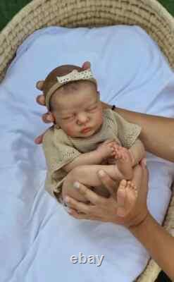 Sleeping Reborn Baby Doll Exquisitely Painted and Soft to the Touch