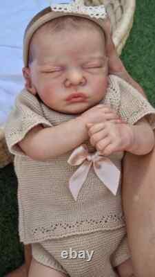 Sleeping Reborn Baby Doll Exquisitely Painted and Soft to the Touch