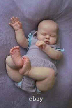 Sleeping Reborn Toddler 24In Cuddly Baby Doll, Soft Cloth Body, Vinyl Hands Legs